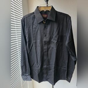 Luxurious Black Men's Shirt, Elegant